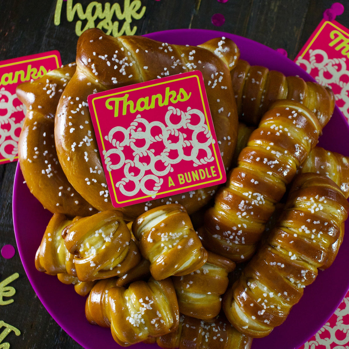 Wheelhouse Signature Soft Pretzel Box - Thank You