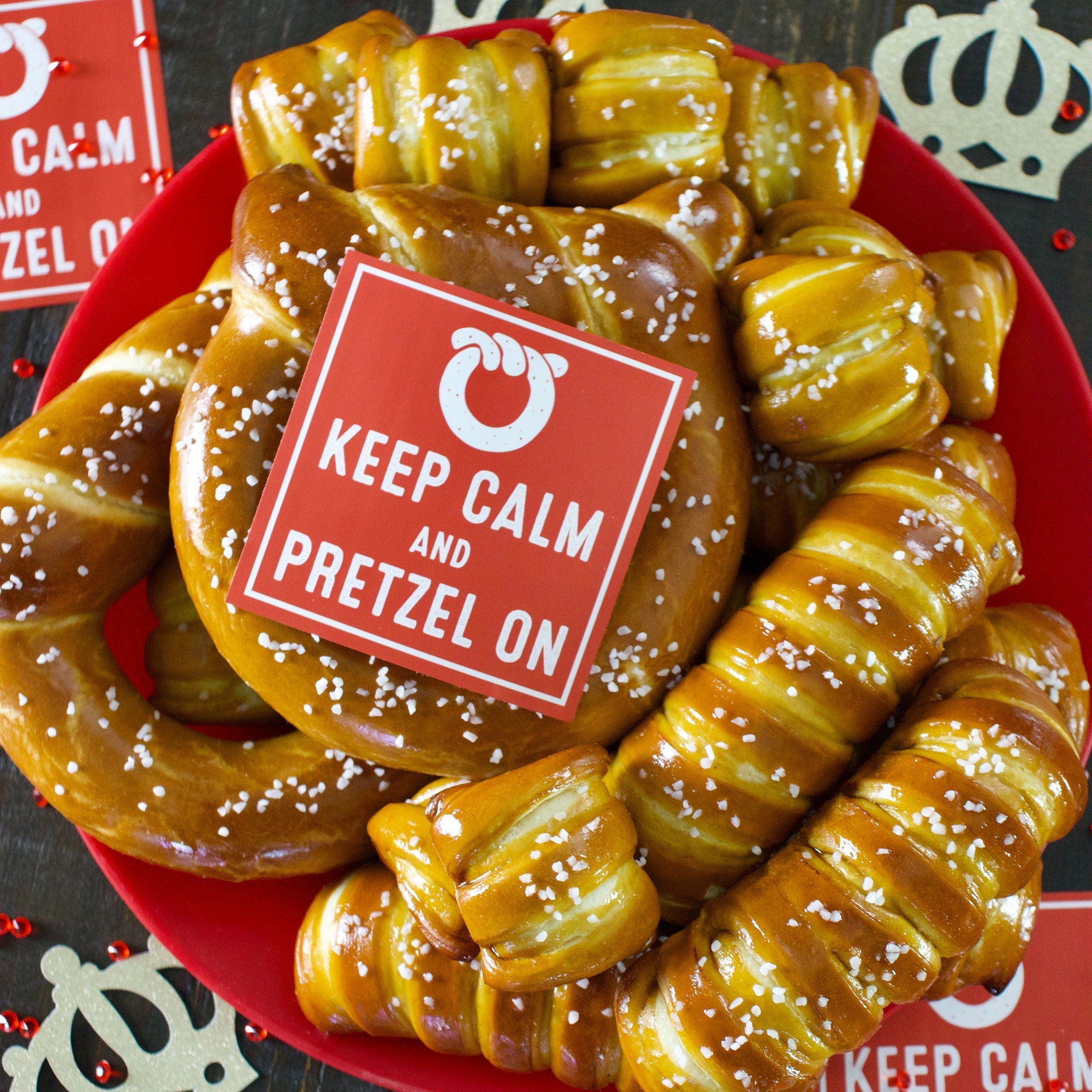 Soft Pretzel Lovers Variety Box - Keep Calm & Pretzel On